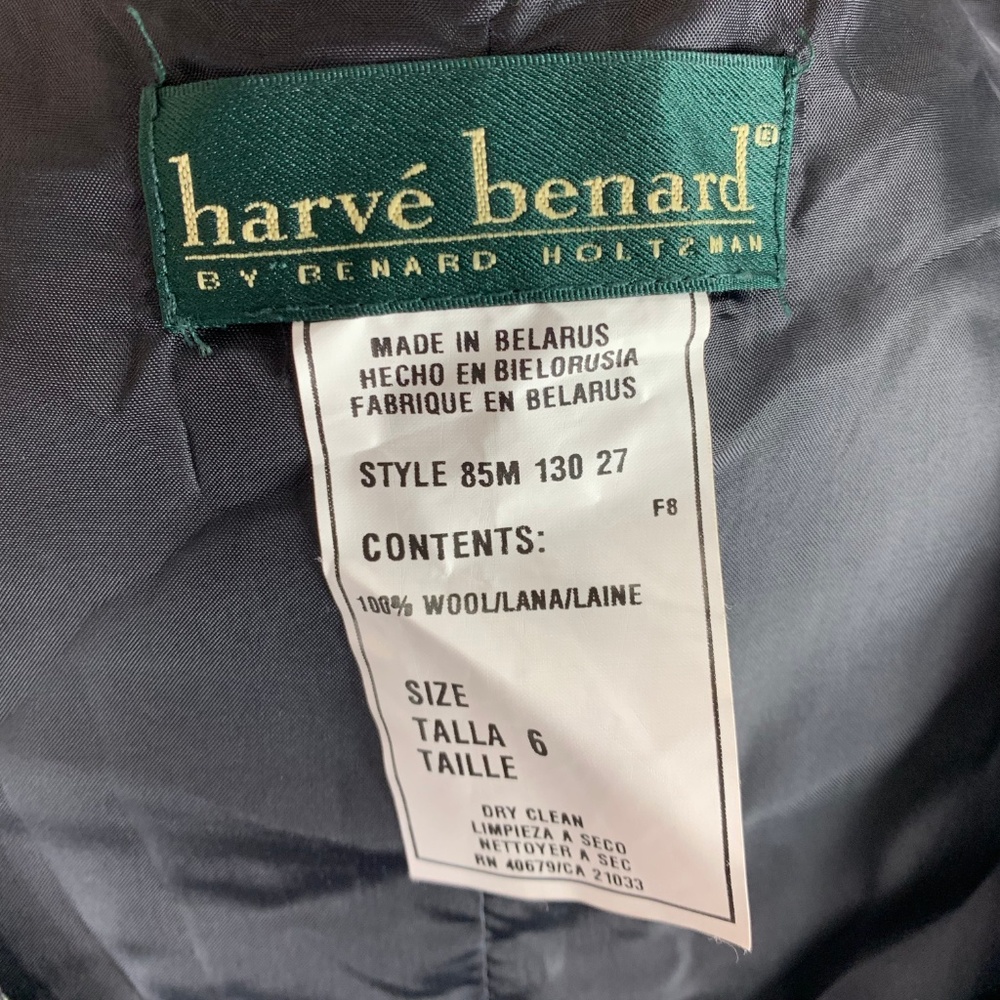 Harve Benard Holtzman Sz 6 Wool Houndstooth Dress - Picture 5 of 5